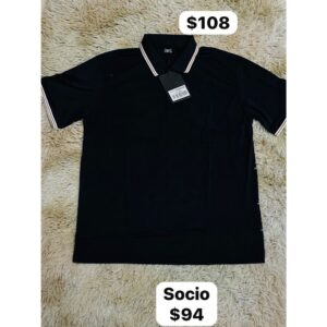 CAMISA TIPO SPORT NEGRA TELA SUPER SUAVE TALLA XXL (XL)