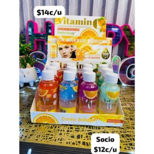 DESMAQUILLANTE CON VITAMINAS